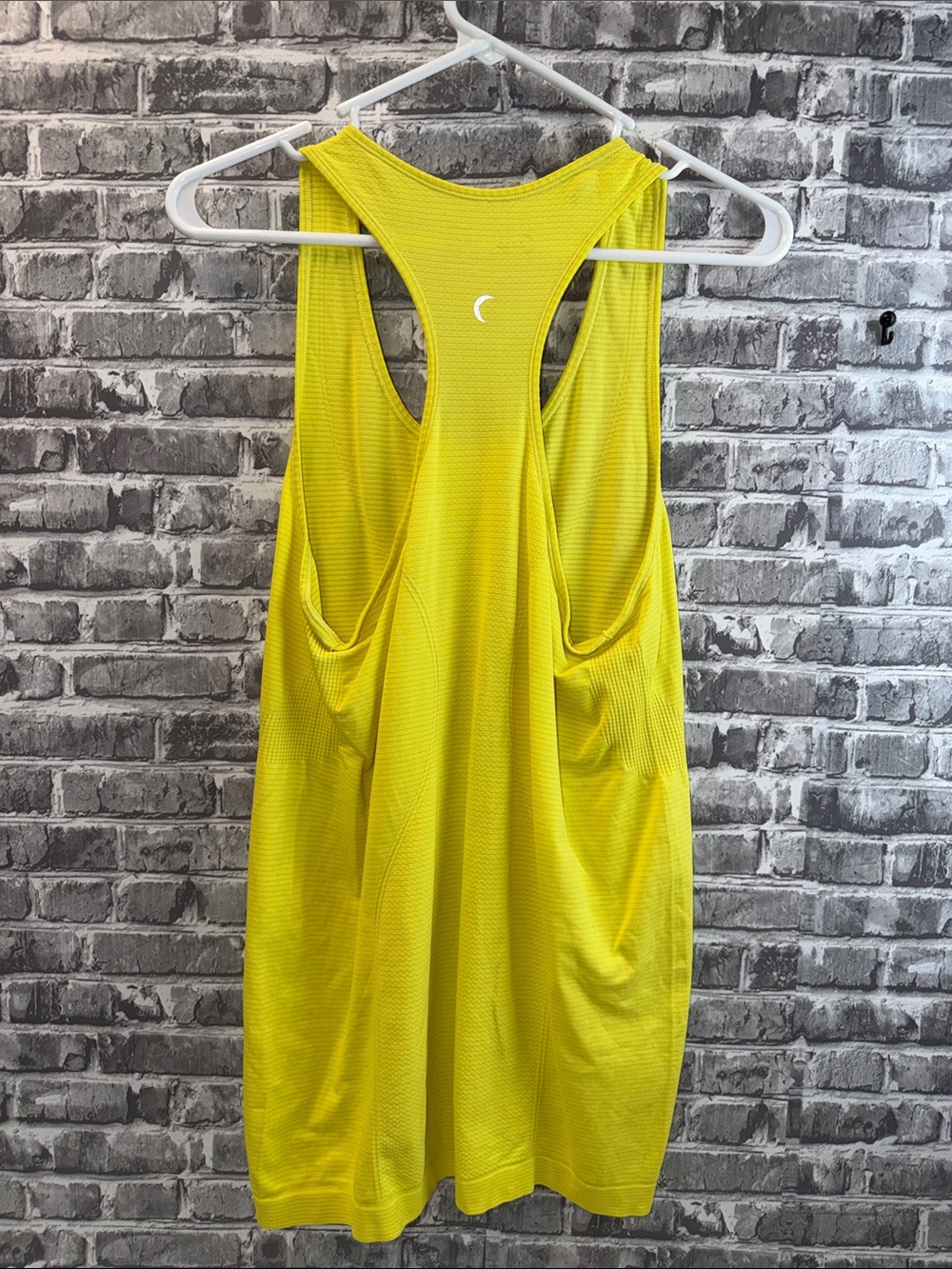 ZYIA Yellow Ribbed Racerback Tank - Picture 5 of 7